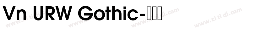 Vn URW Gothic字体转换
